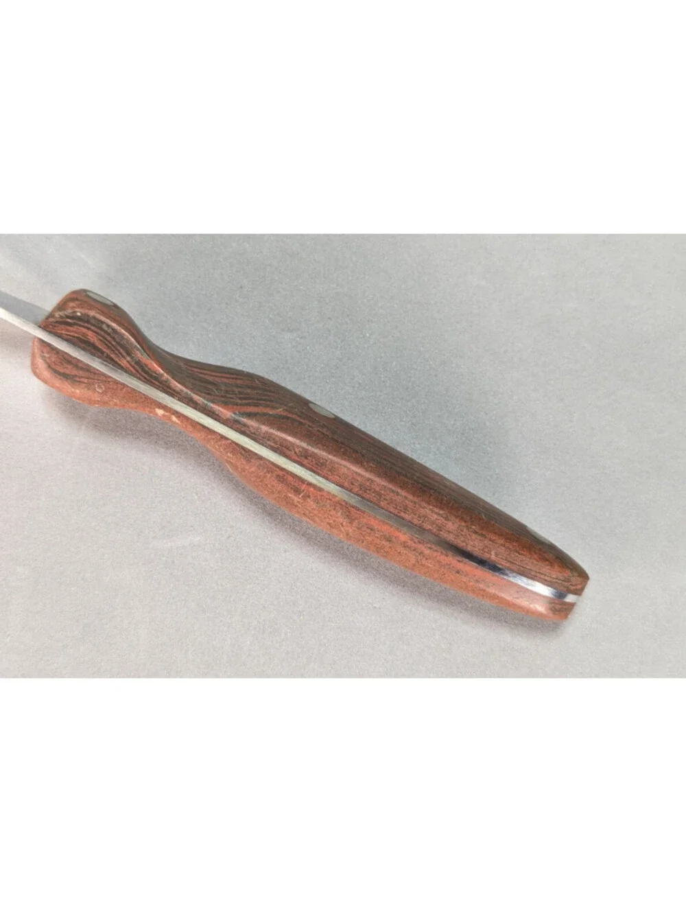 VTG Cutco No. 21 Slicing Knife Brown Swirl Handle 5